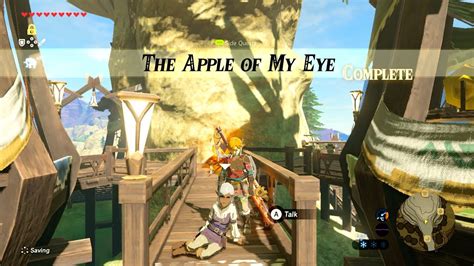 of my eye side quest zelda.
